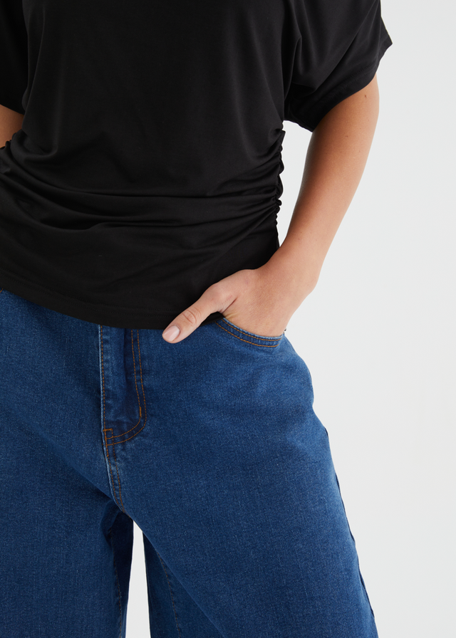 Anwar Barrel Jeans - Indigo