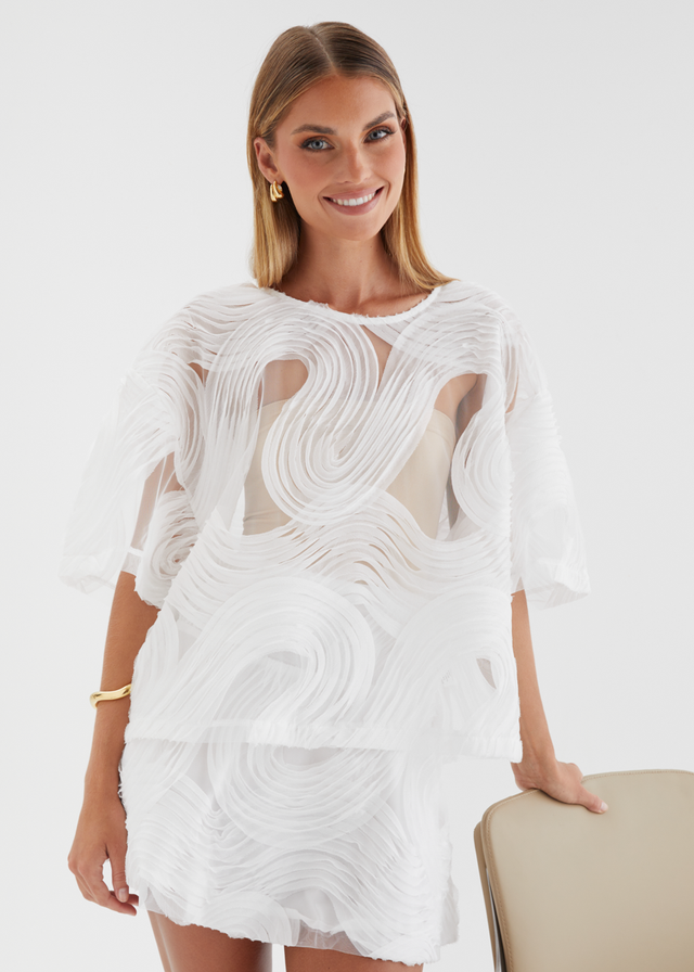 Caesarea Top - White