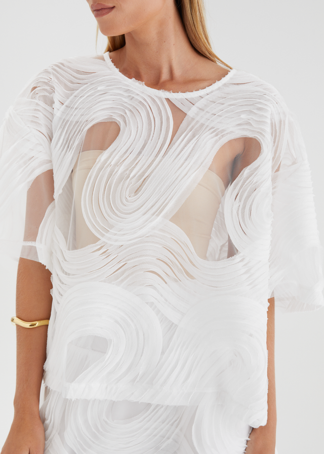 Caesarea Top - White