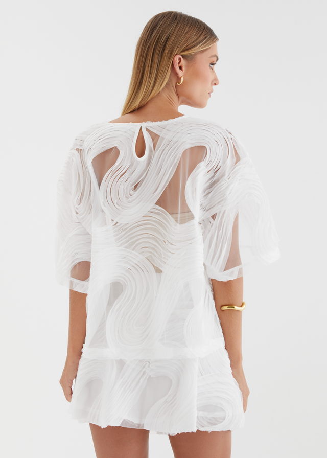 Caesarea Top - White