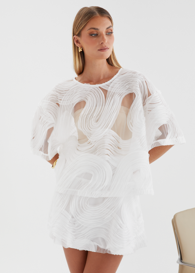 Caesarea Top - White