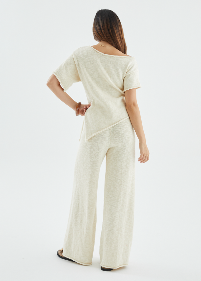 Chester Knit Pants - Beige