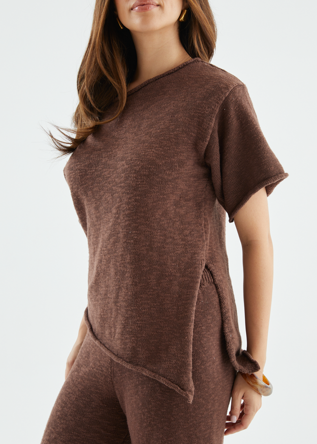 Chester Knit Pants - Chocolate