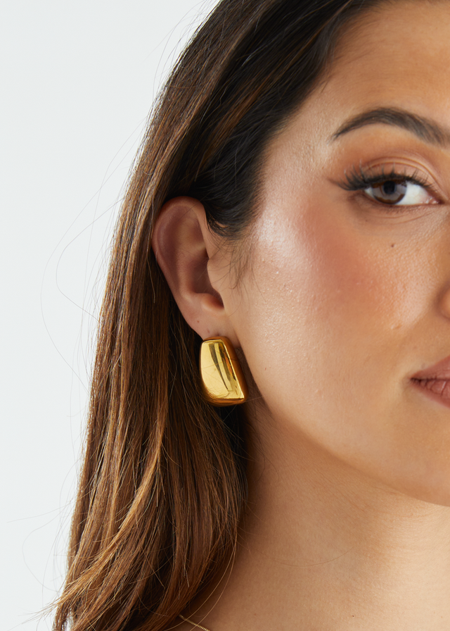 Mikah Earrings - Gold
