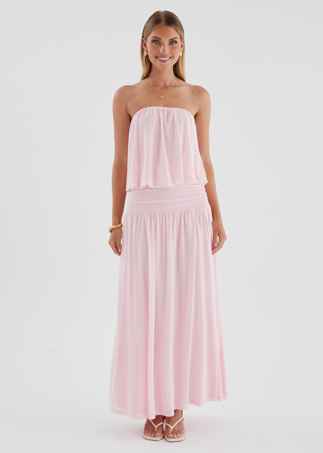 Shop Pink Strapless Dresses - Gingham & Heels Shop Pink Strapless Dresses - Gingham & Heels