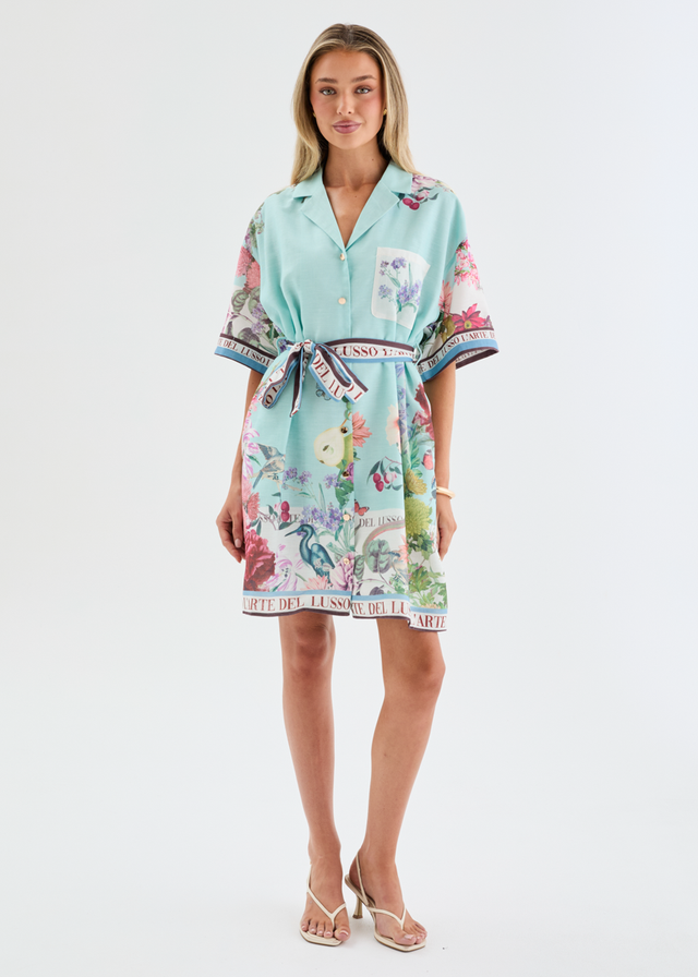 Mikela Dress - Floral Frame