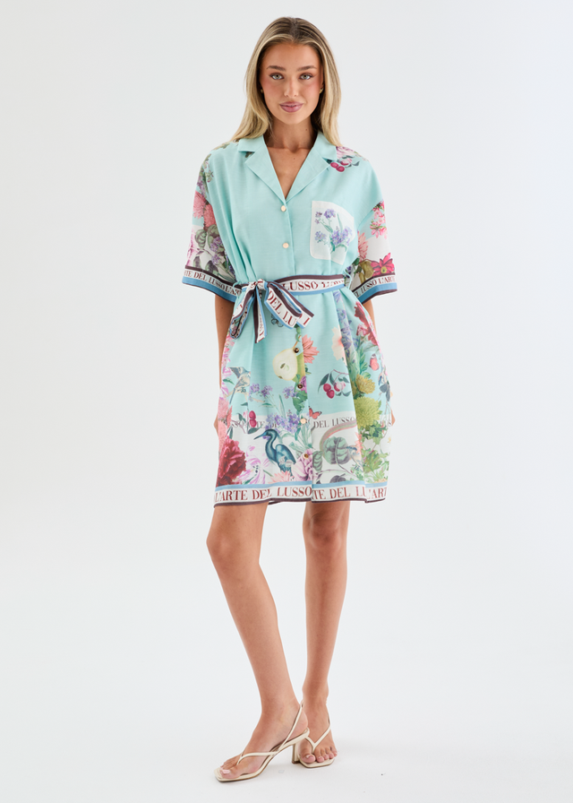 Mikela Dress - Floral Frame