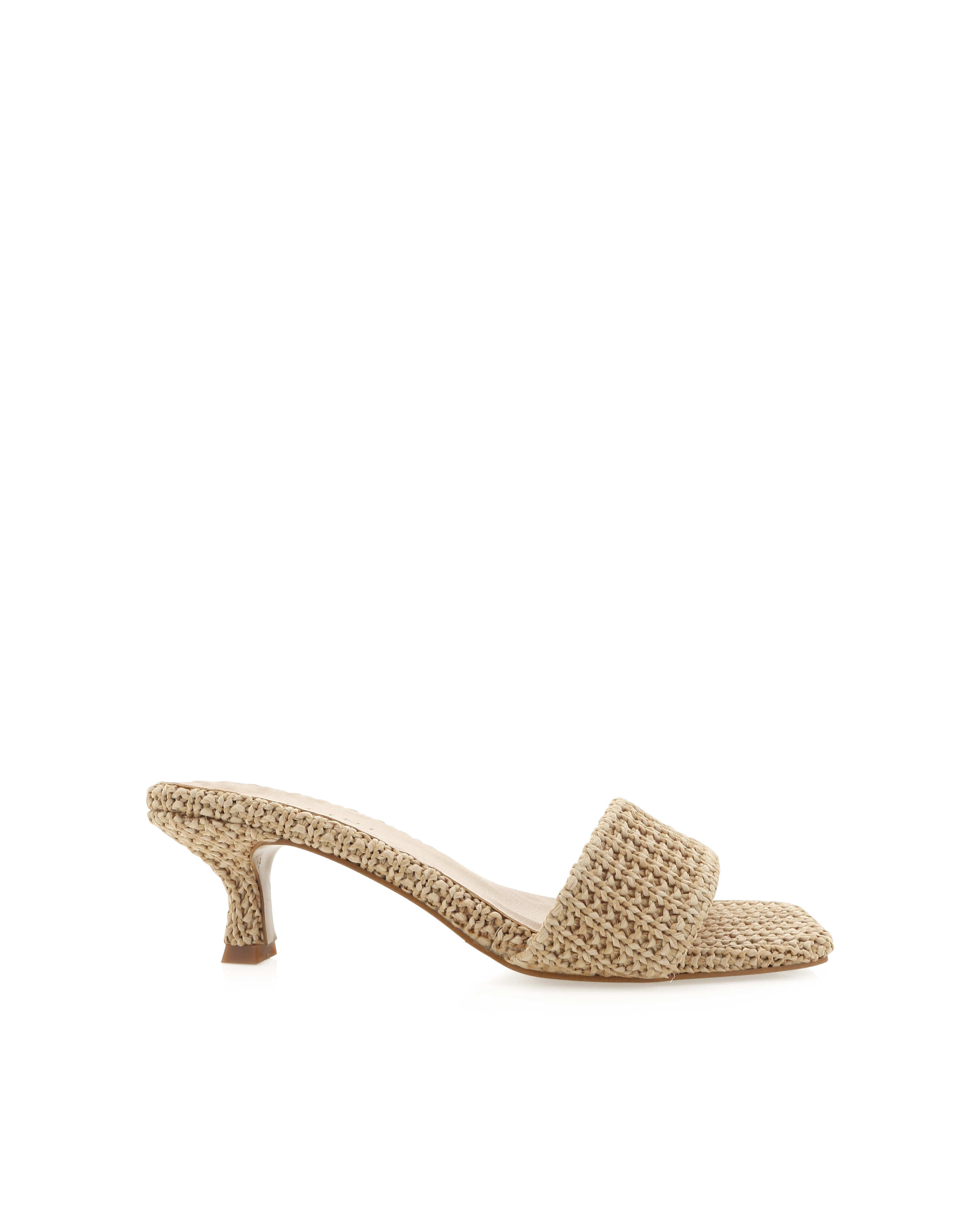 Olga Heels - Natural Raffia