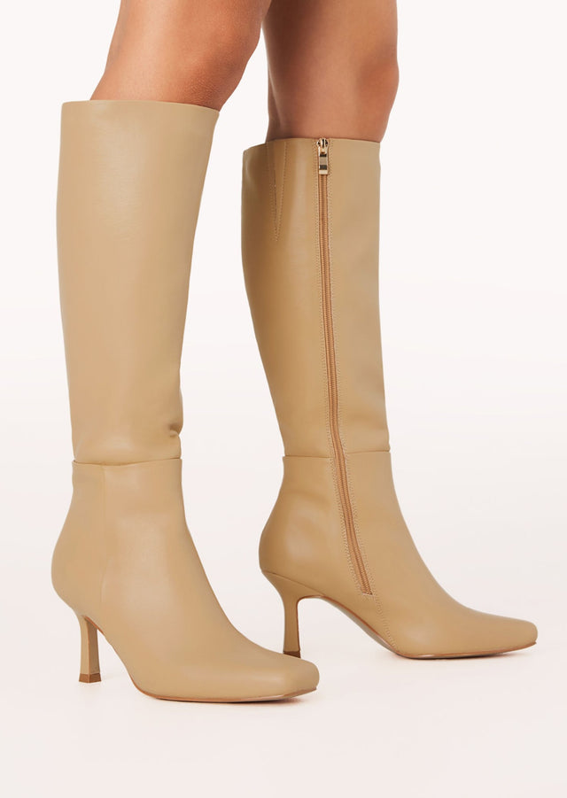 Orena Knee High Boots - Camel