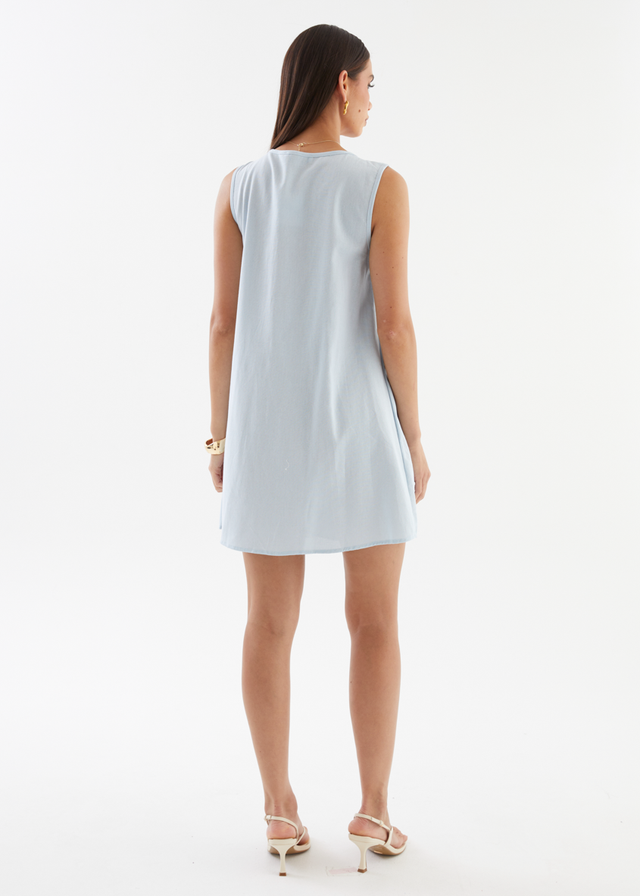 Tirria Dress - Soft Blue