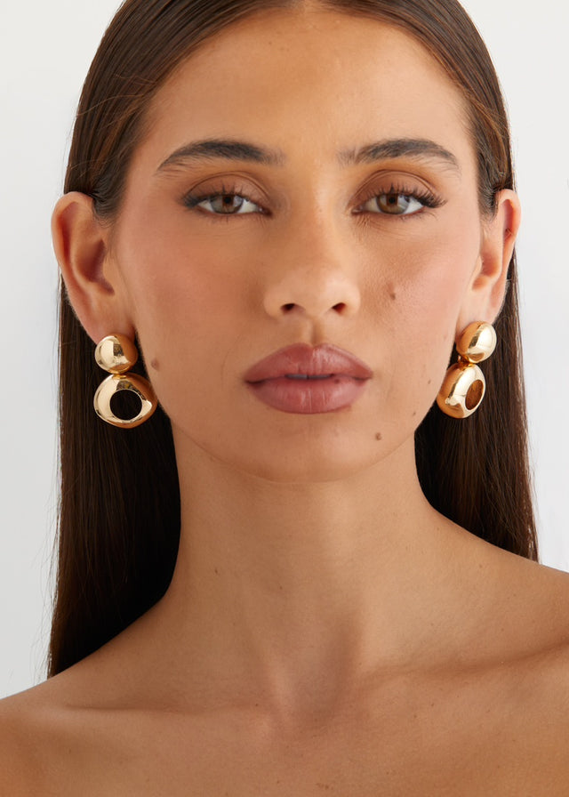Merete Earrings - Gold