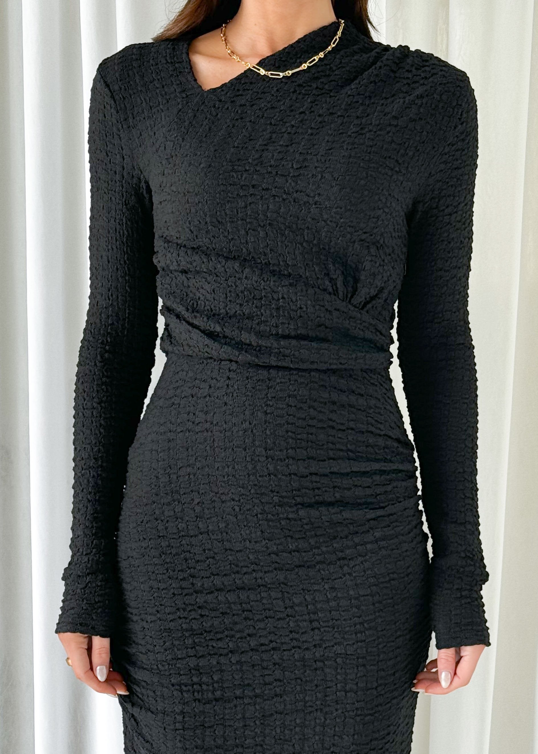 Aclerro Maxi Dress - Black