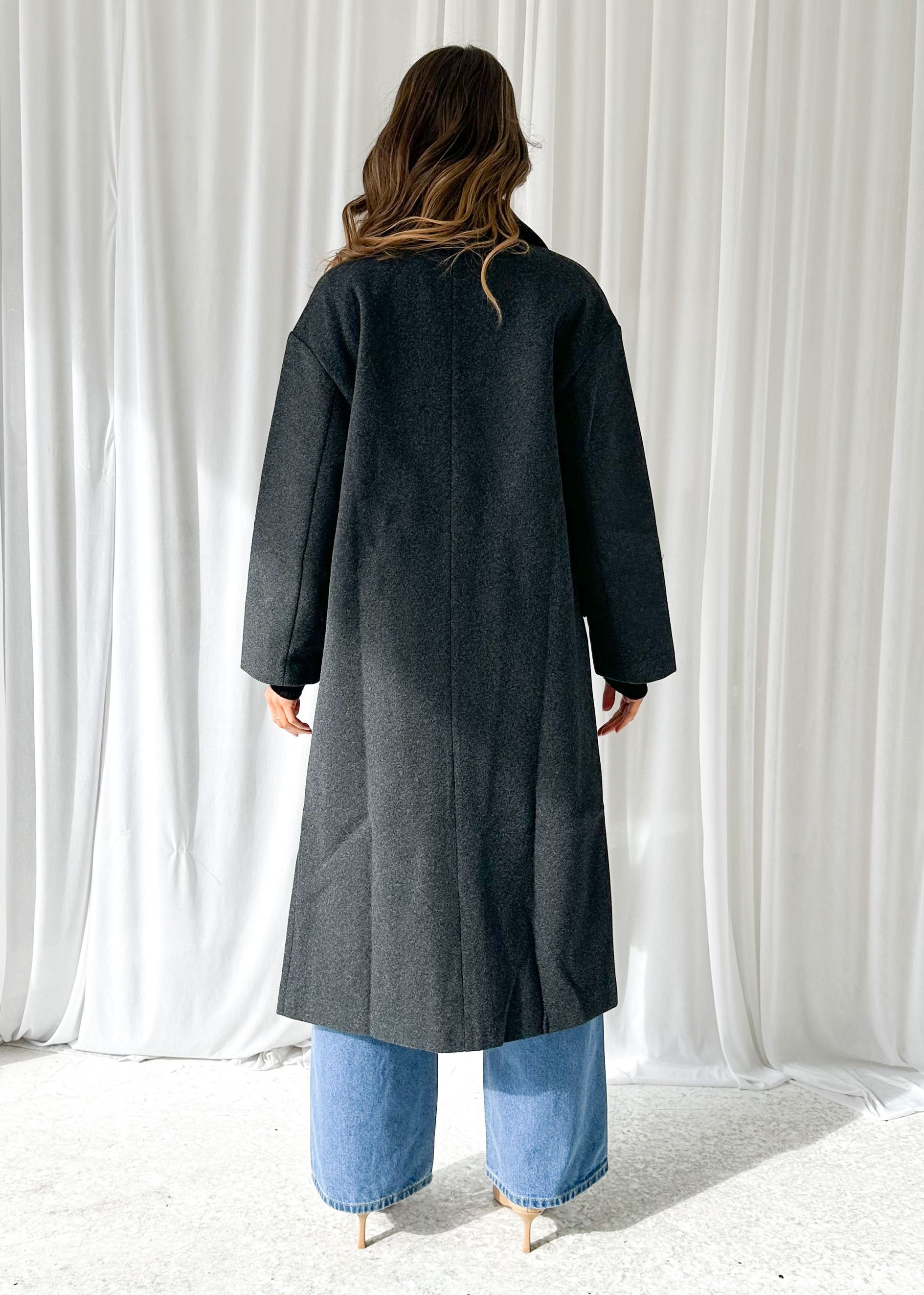 Ajax Coat - Charcoal