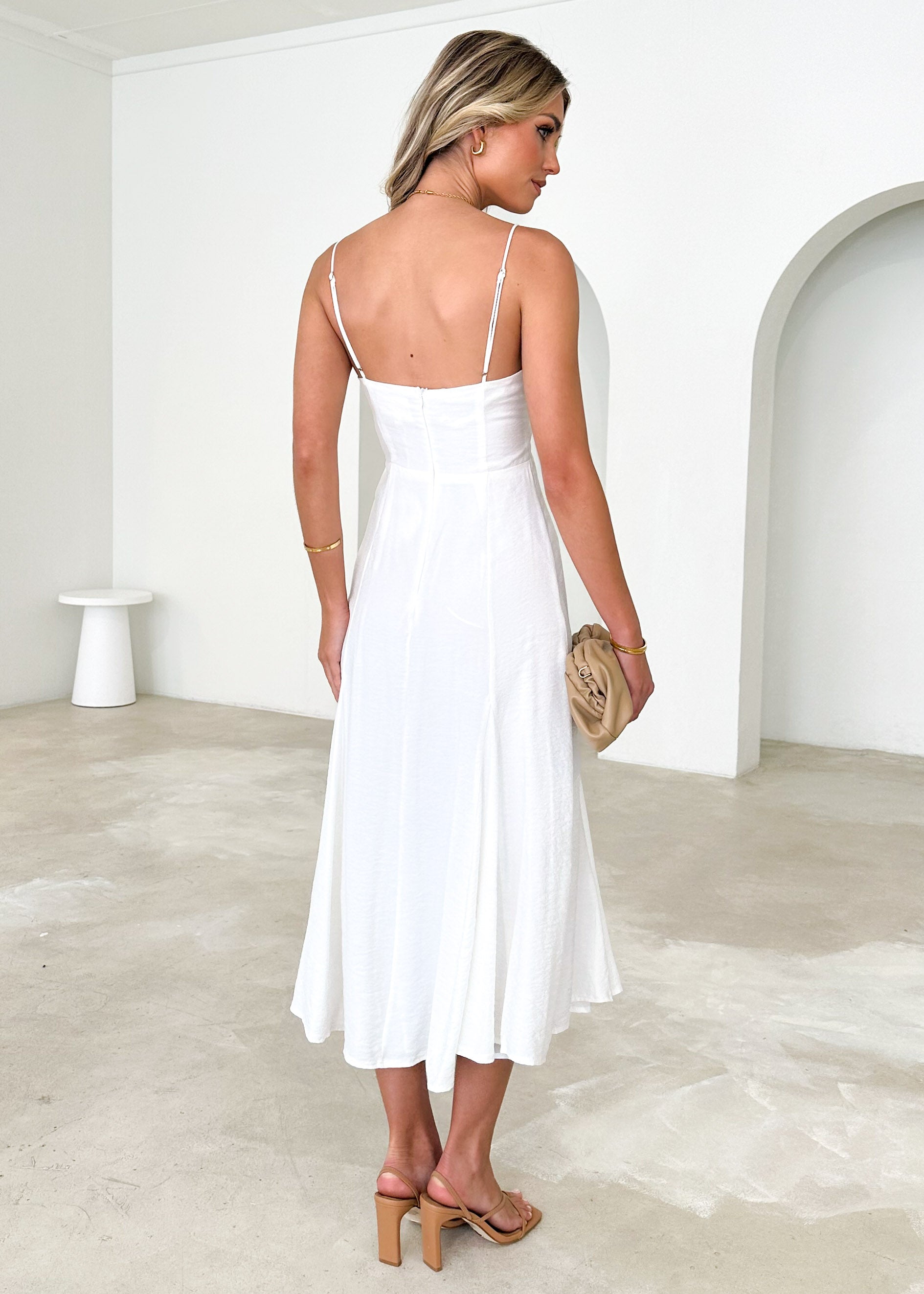 Peytin Midi Dress - Off White