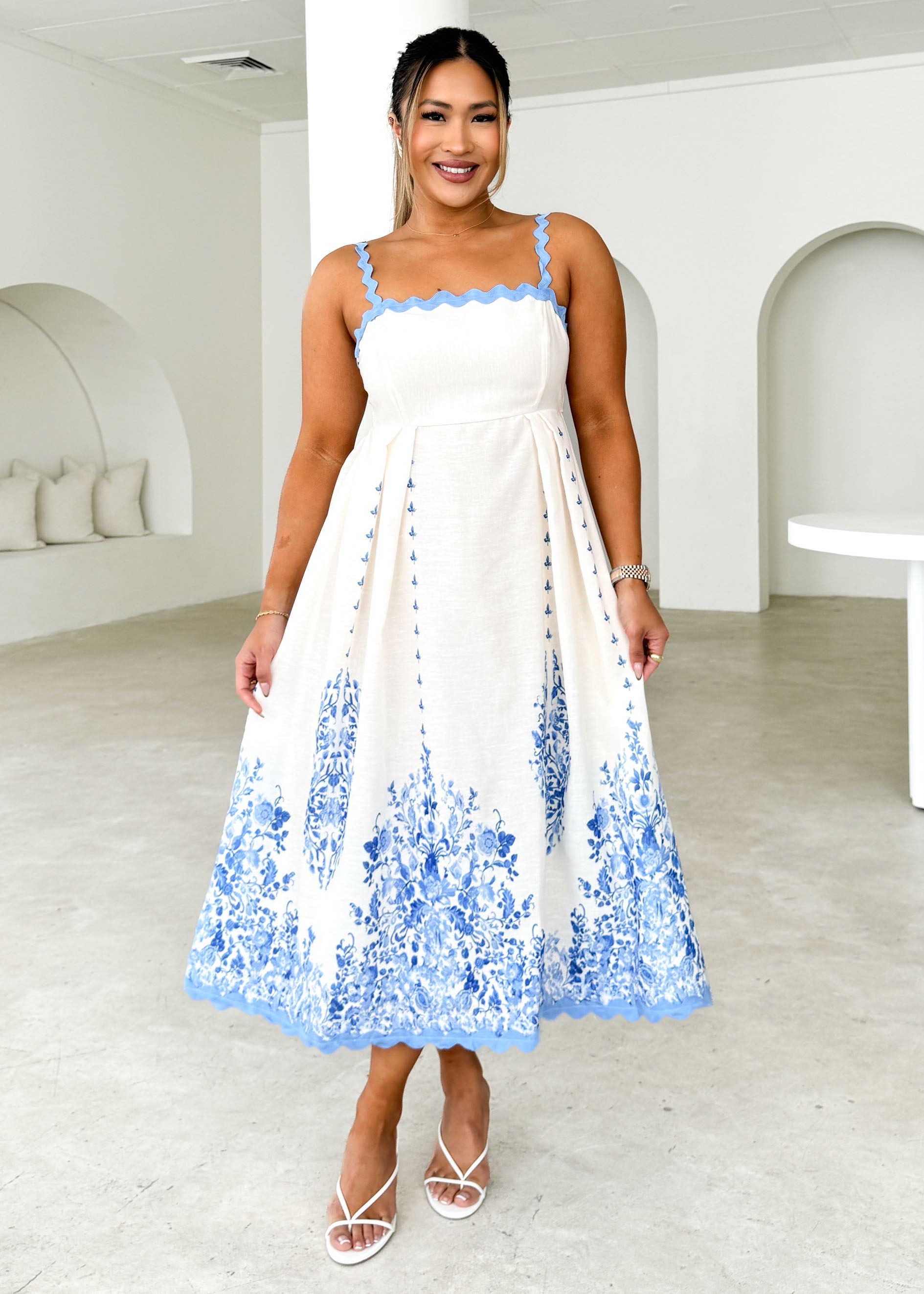 Brentwood Maxi Dress - Blue Vine