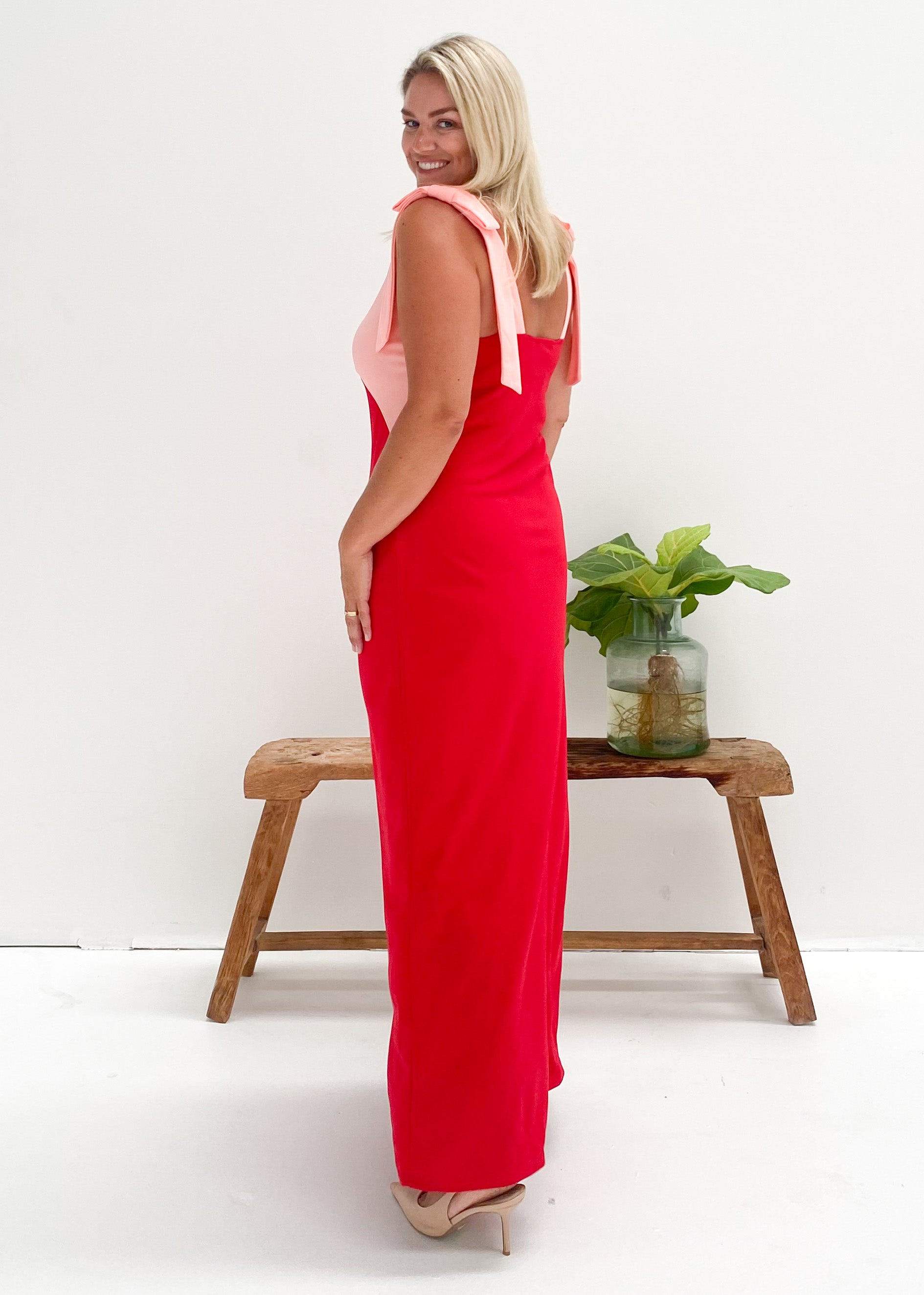 Formation Maxi Dress - Cherry Splice