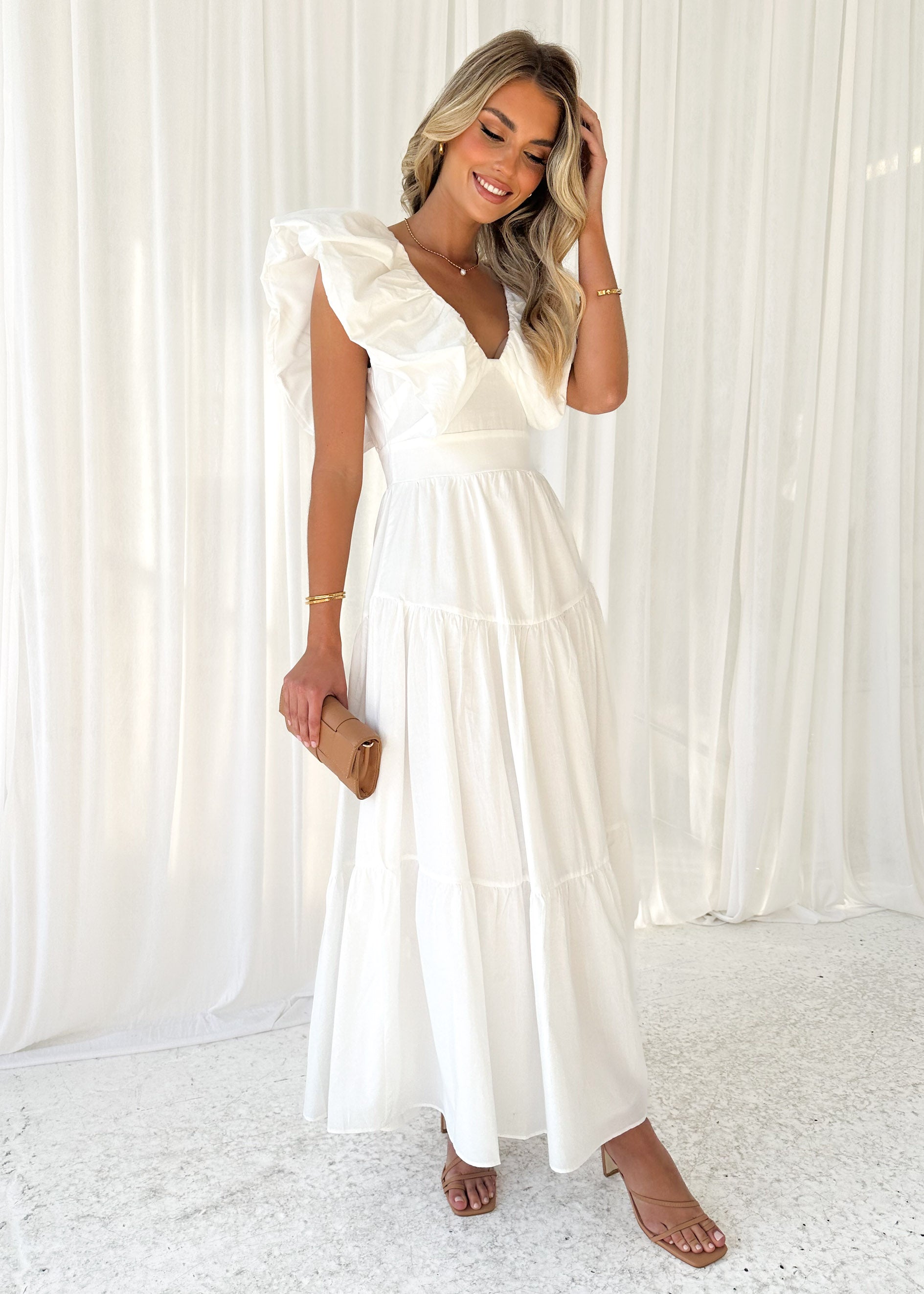 Kelley Maxi Dress - Off White