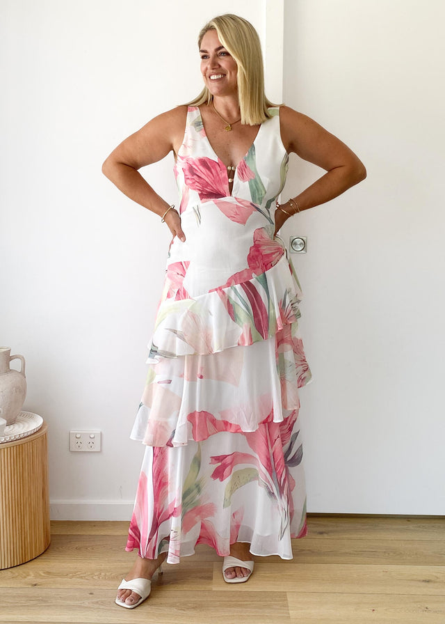Souline Maxi Dress - Pink Oasis