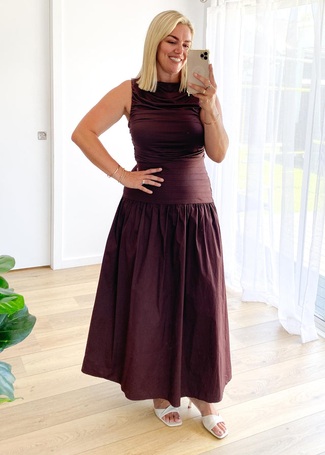 Dobrev Maxi Dress - Chocolate