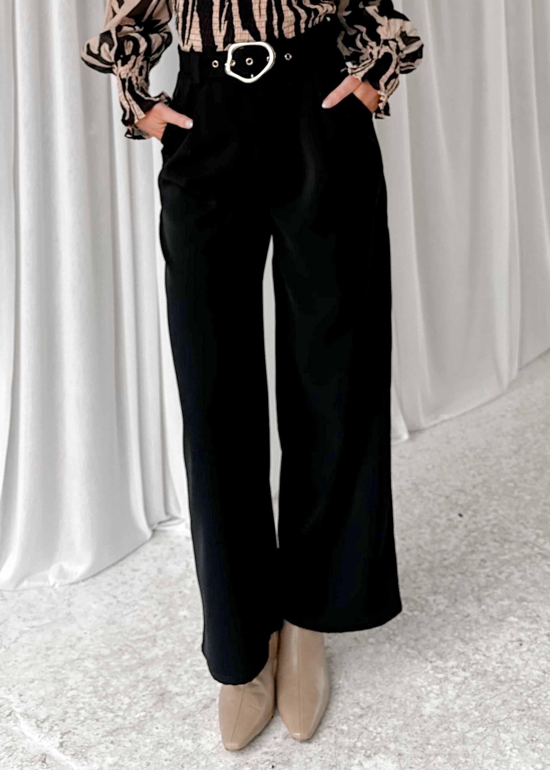 Nabilla Pants - Black