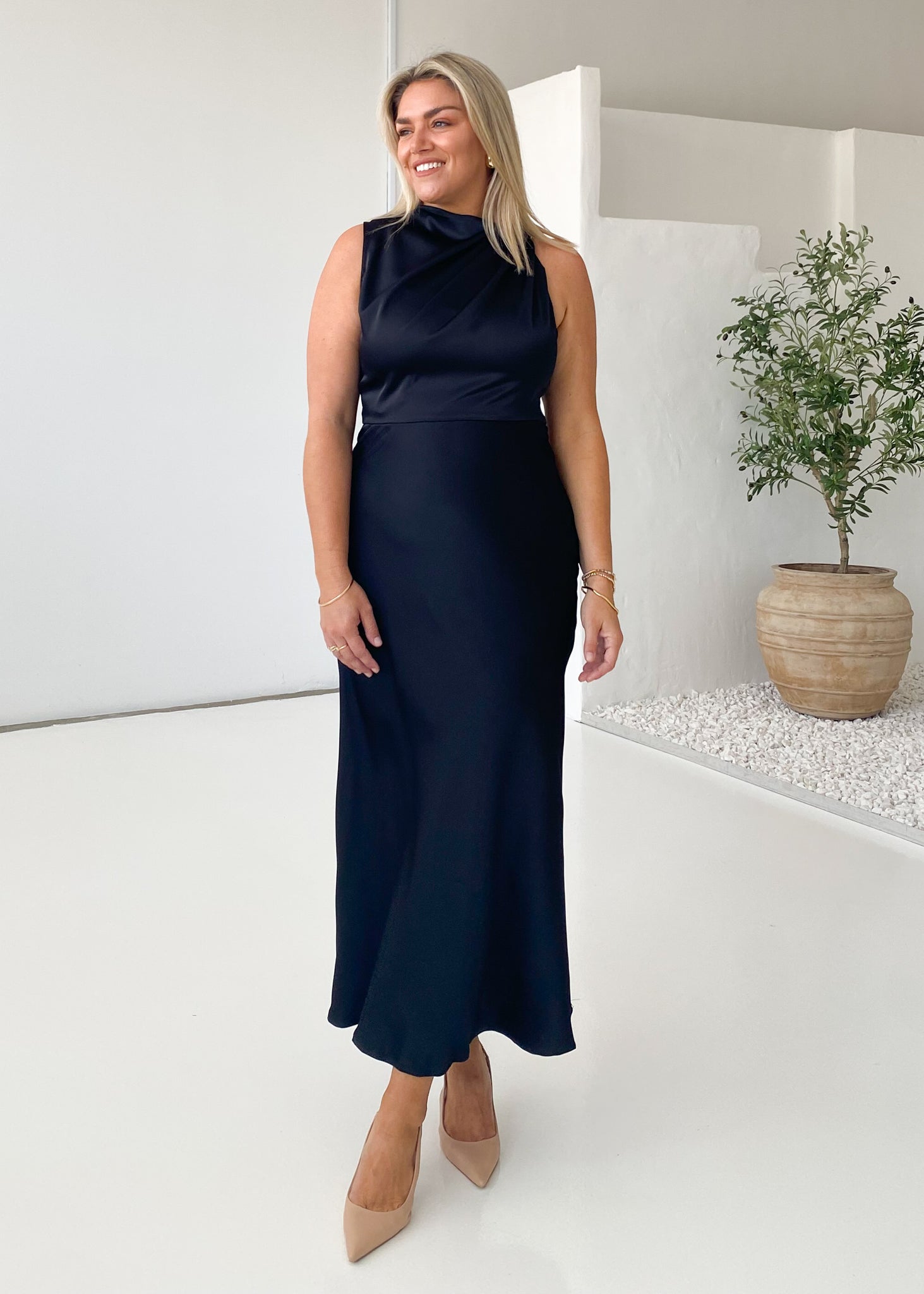 Luana Maxi Dress - Black