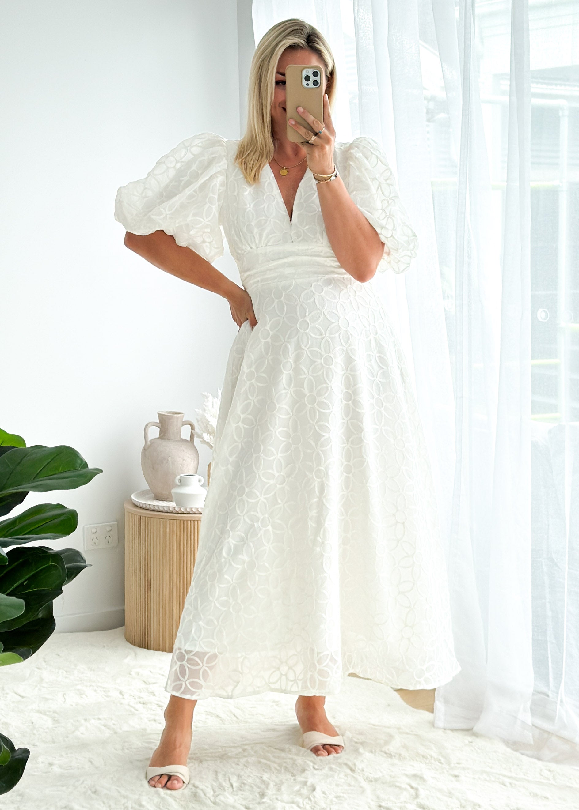 Pereira Maxi Dress - Off White