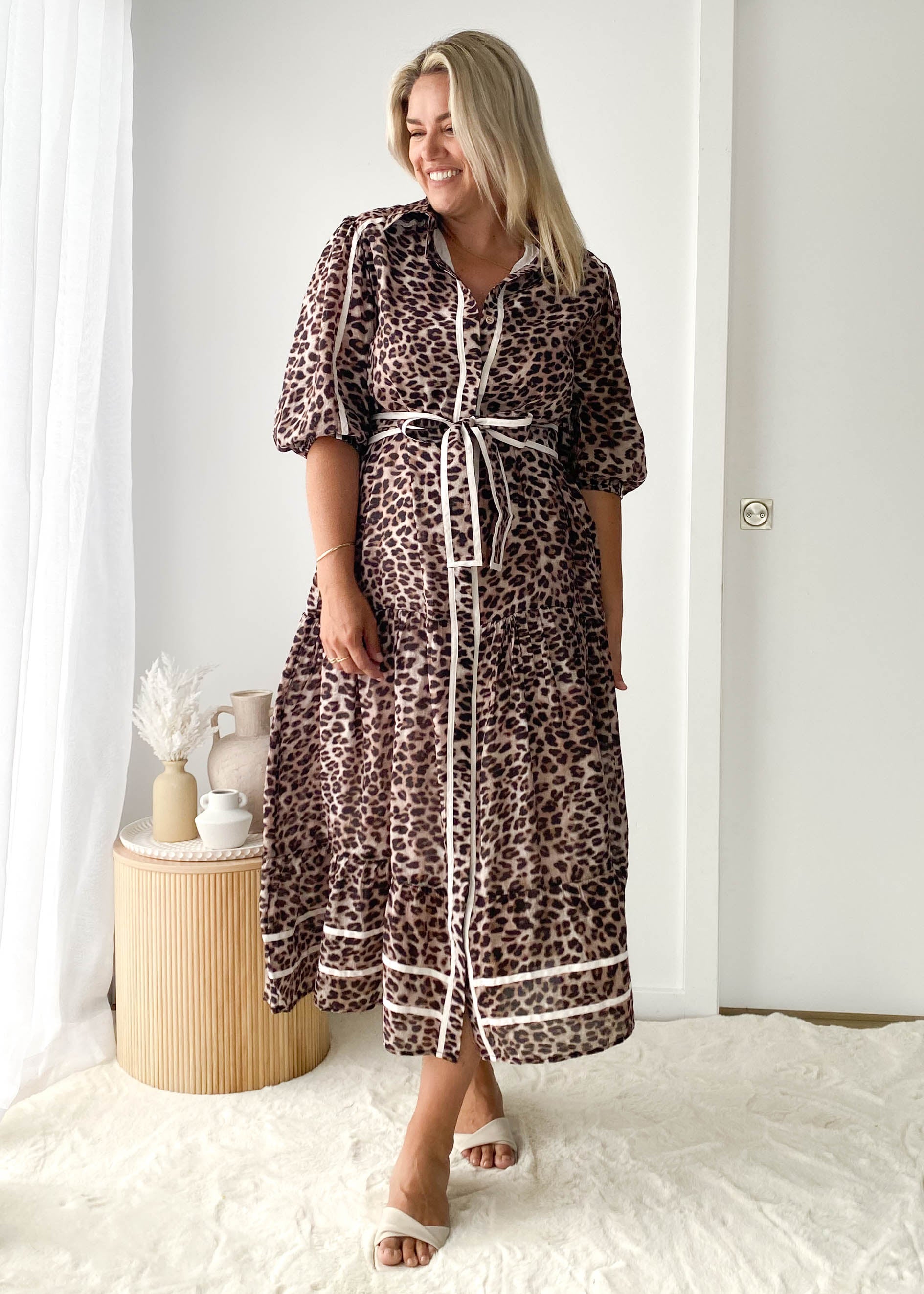 Tantal Maxi Dress - Leopard