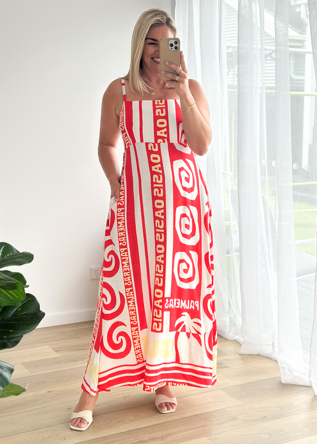 Pakaria Maxi Dress - Palmeras