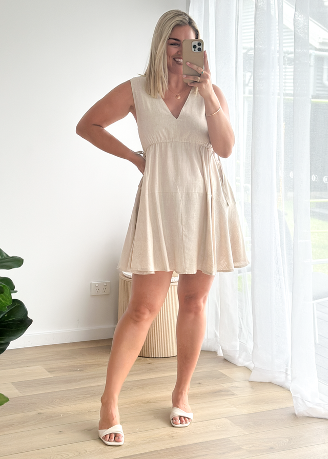 Thelma Dress - Sand