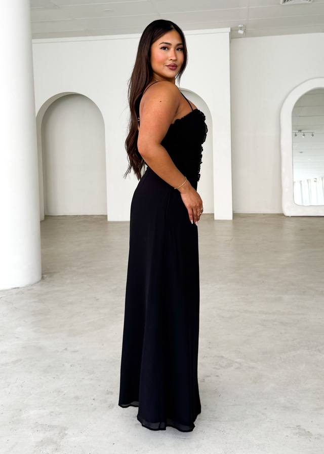 Kimmy Maxi Dress - Black Gingham & Heels Kimmy Maxi Dress - Black Gingham & Heels