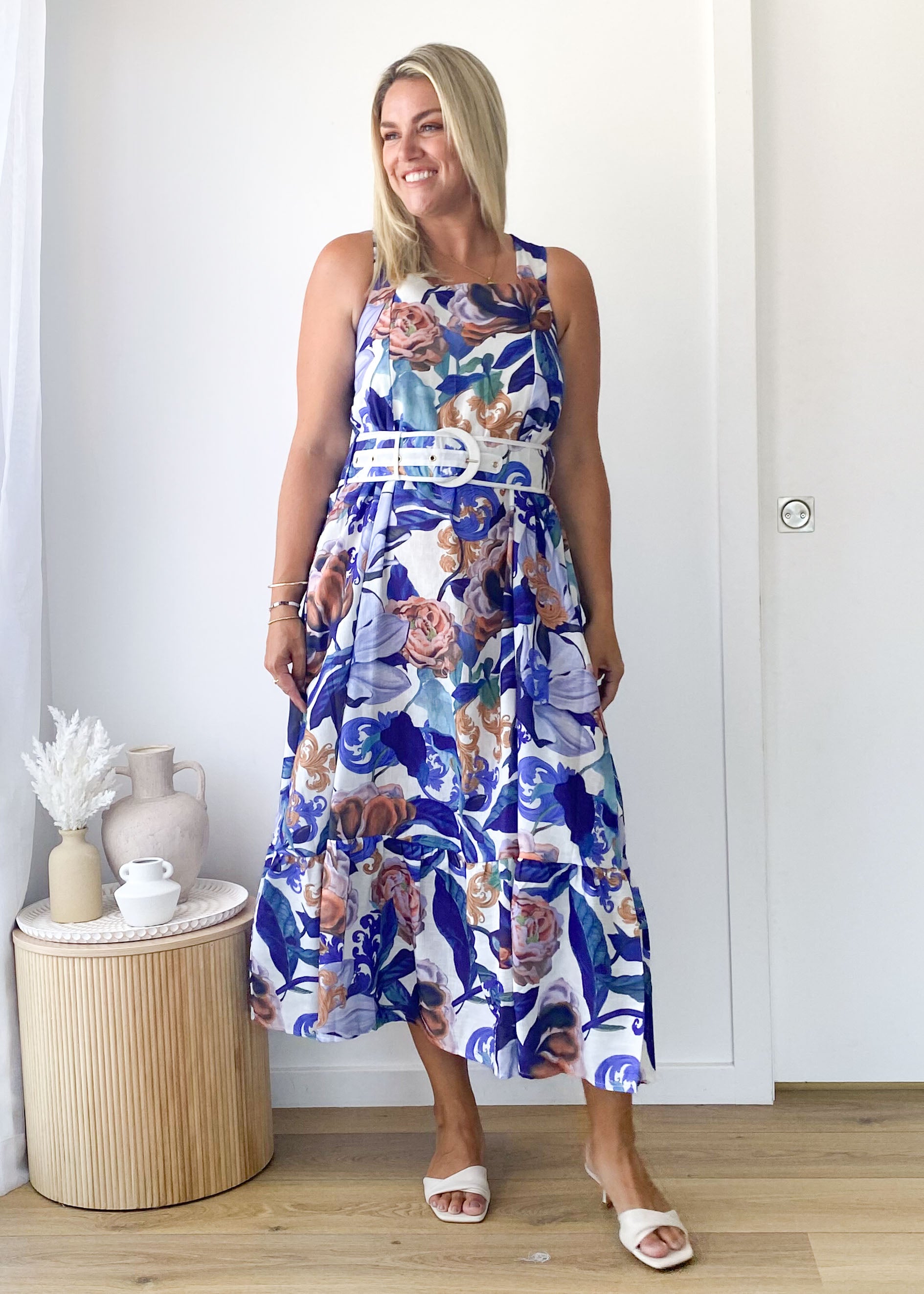 Wisteria Maxi Dress - Donatella Azure