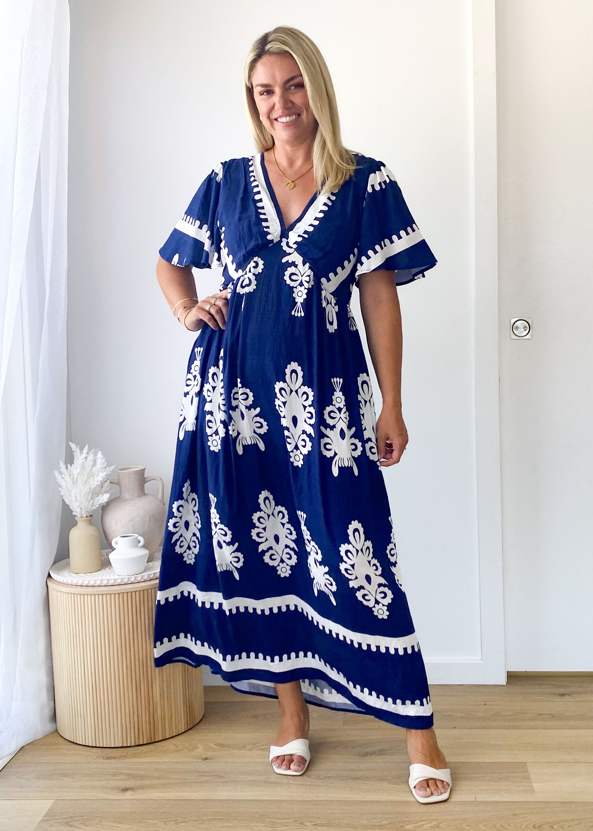 Renegade Maxi Dress - Navy