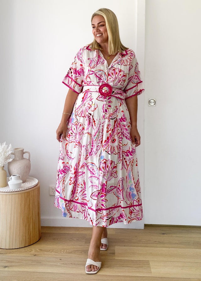 Delaney Maxi Dress - Botanical Pink