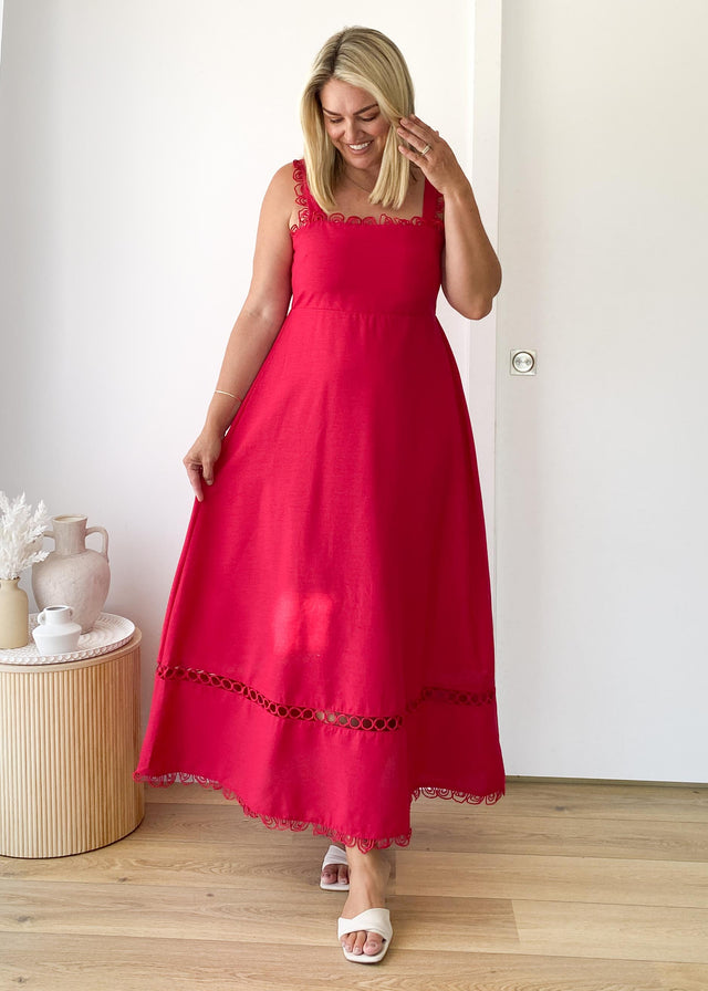 Reign Maxi Dress - Red