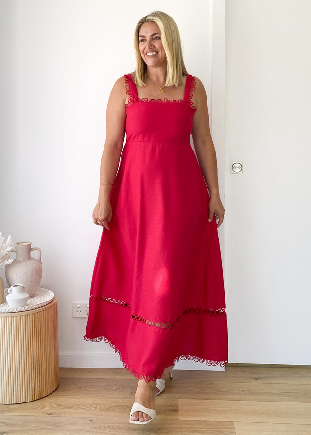 Reign Maxi Dress - Red