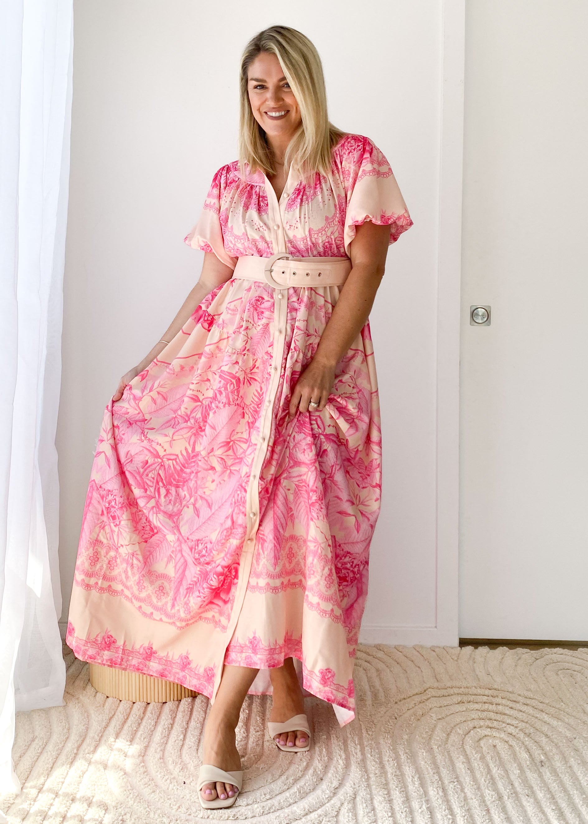 Anouk Maxi Dress - Madeline Pink