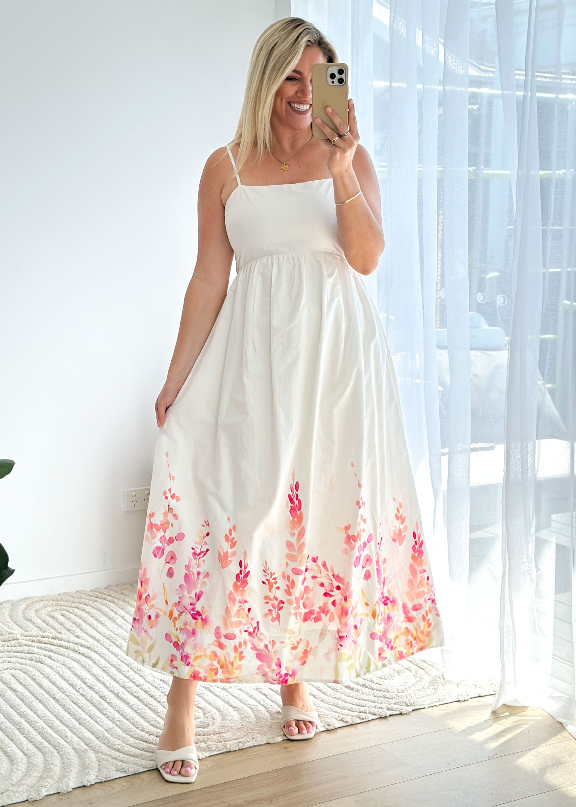 Caldera Maxi Dress - Pink Petal