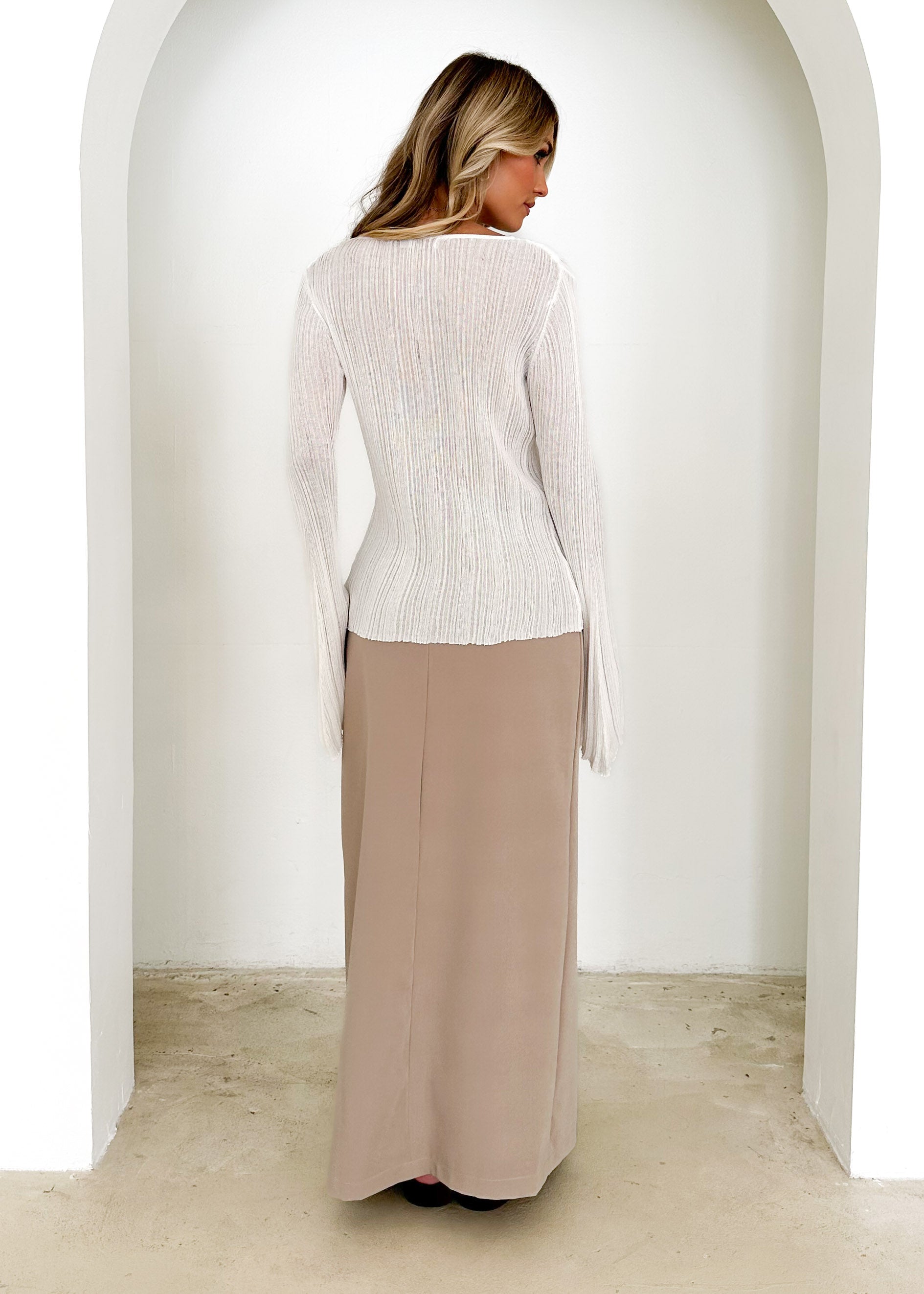 Trivina Knit Top - Off White