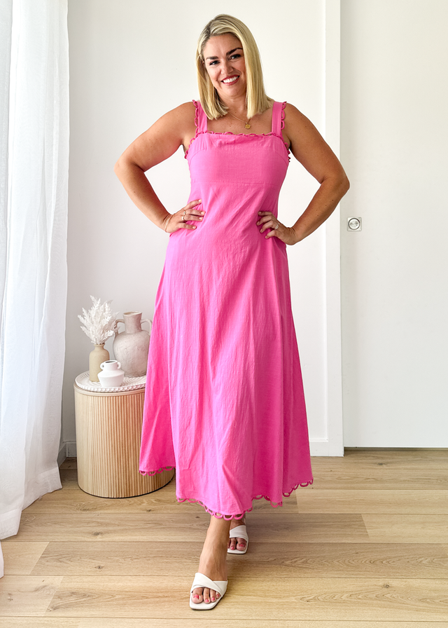 Grayce Maxi Dress - Pink