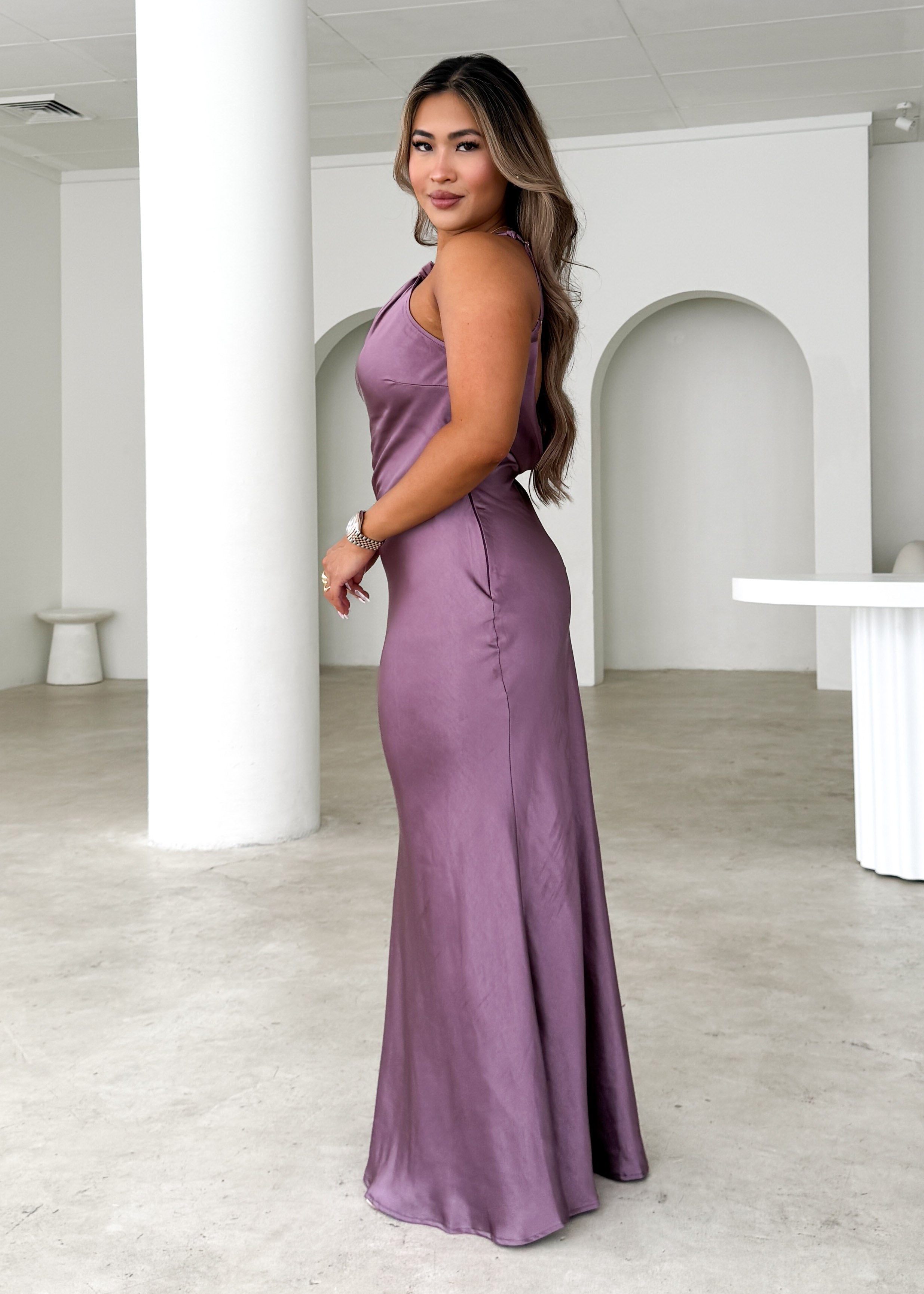 Grape maxi dress hotsell