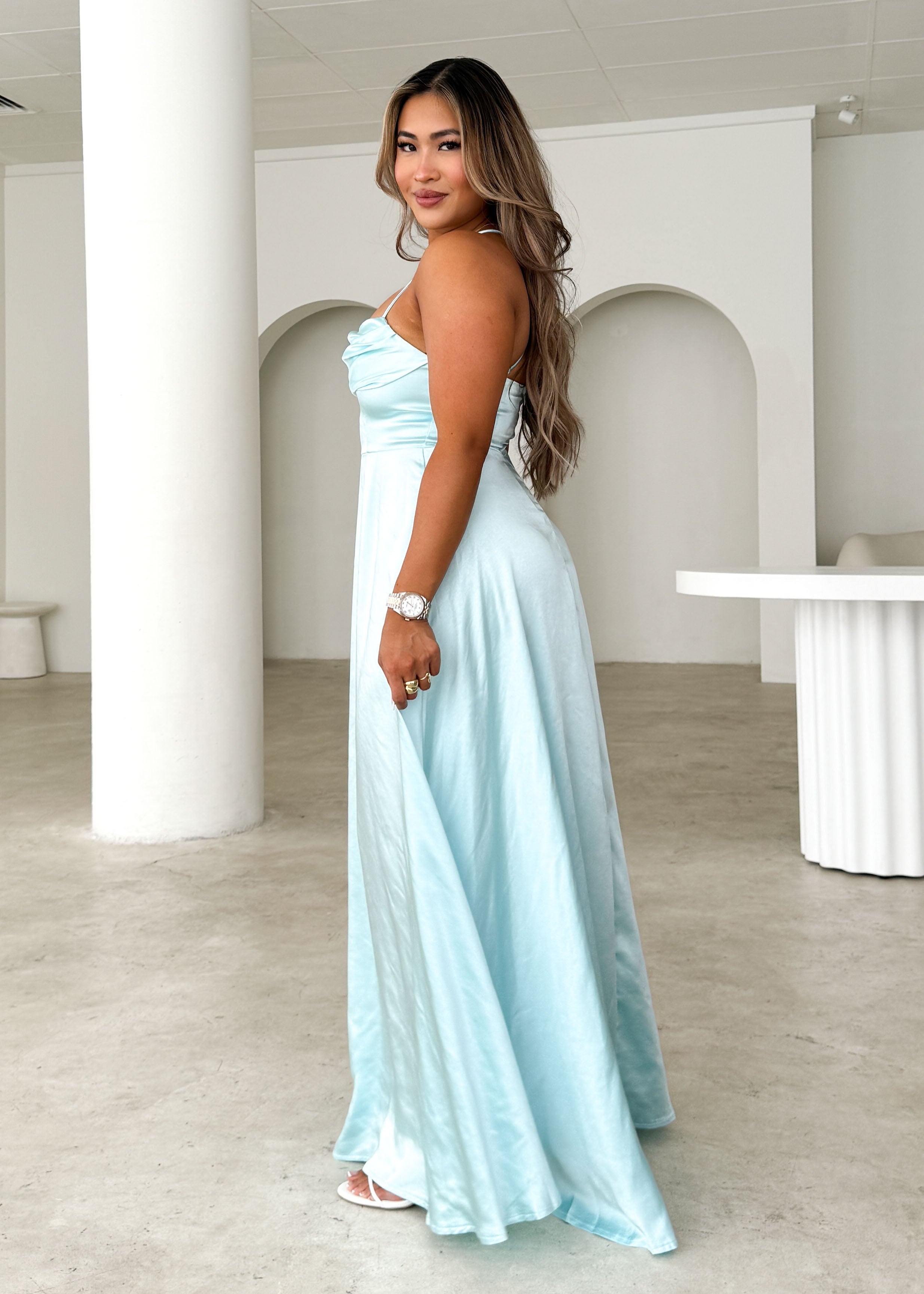 Mahala Maxi Dress - Ice Blue