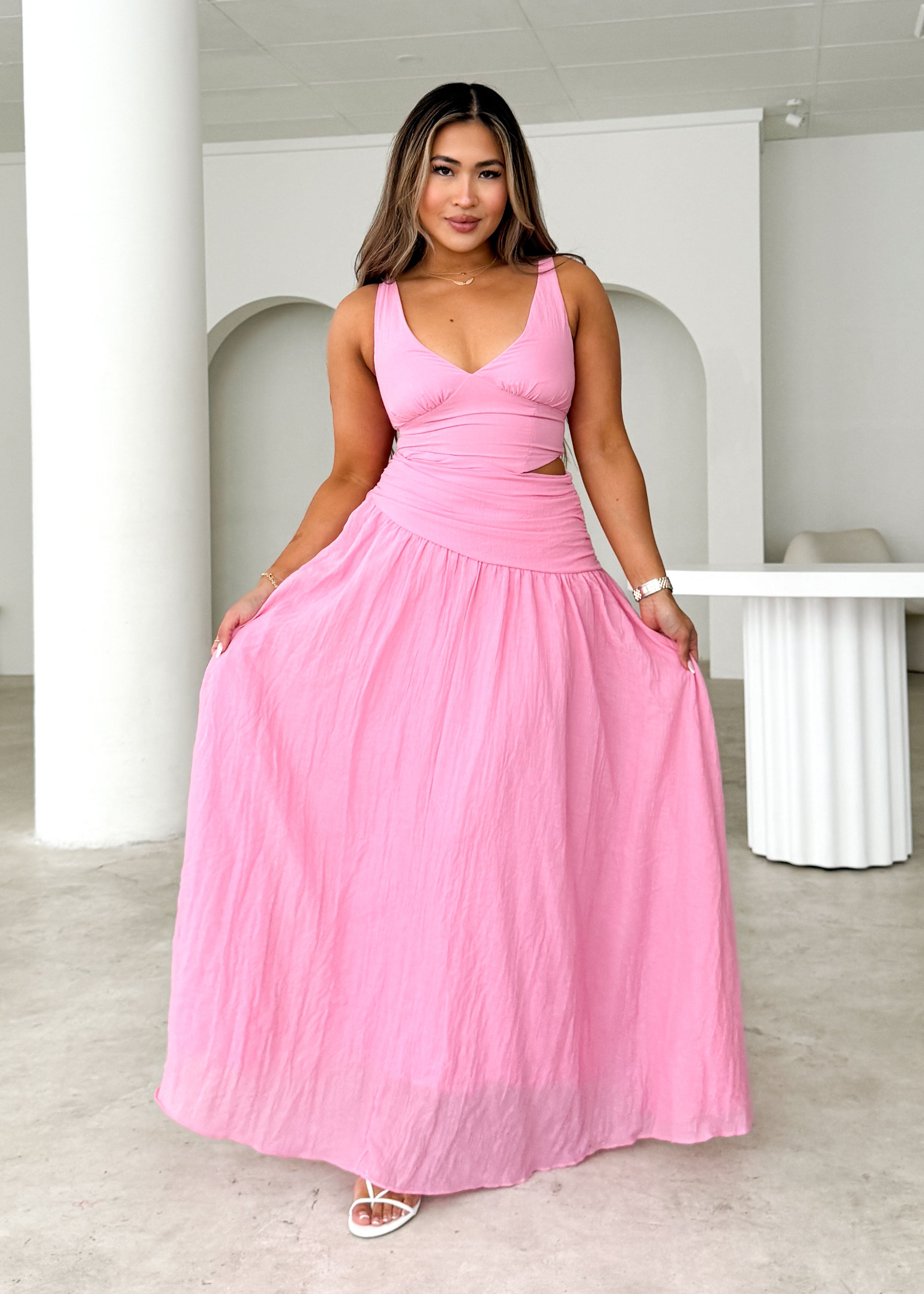 Koira Maxi Dress - Pink