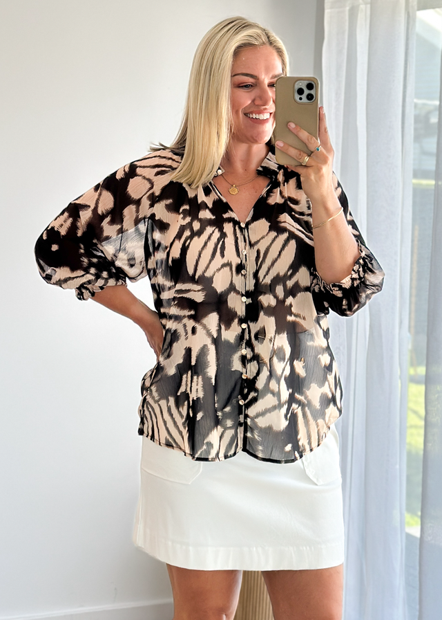Stonewall Blouse - Butterfly Effect