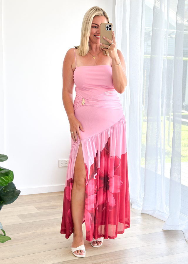Darlia Maxi Dress - Ruby Floral