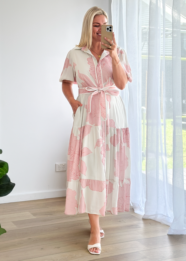 Miranda Maxi Dress - Blush Bloom