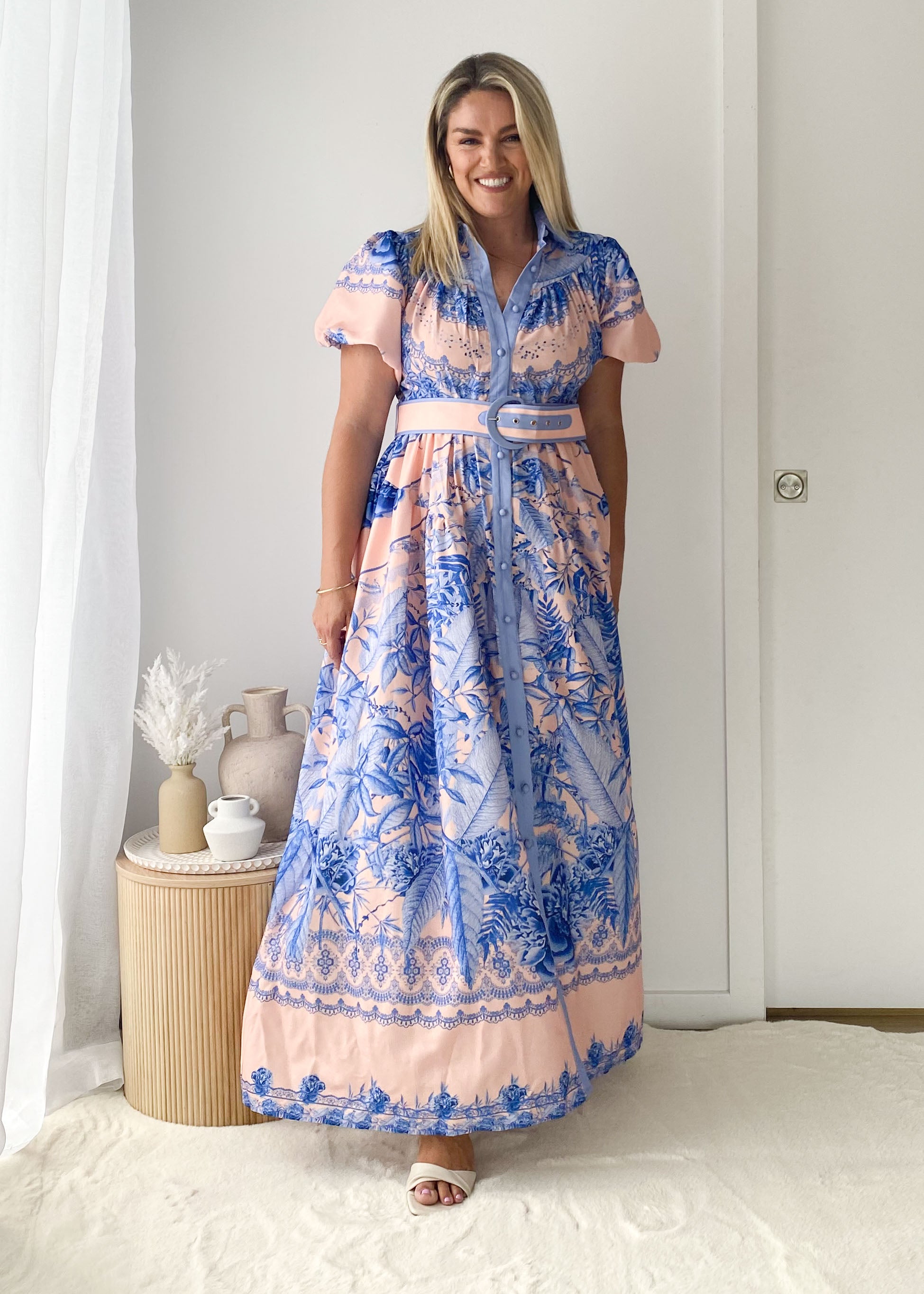 PRE-ORDER: Anouk Maxi Dress - Madeline Blue