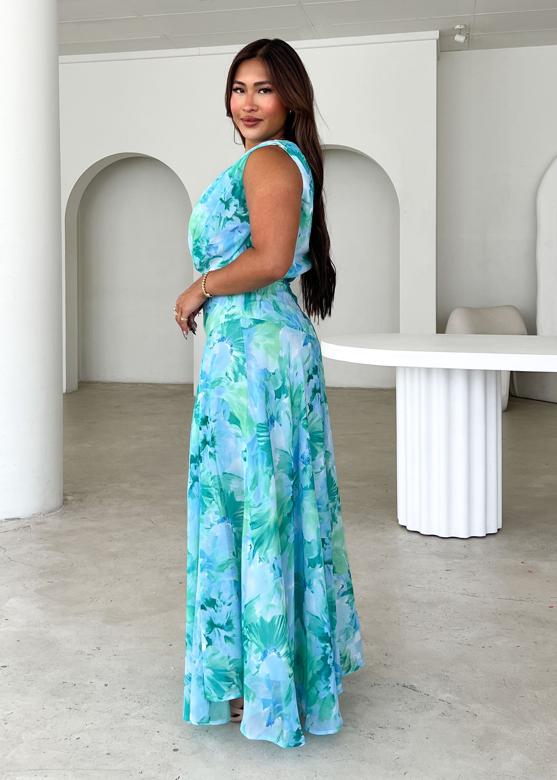 Amoureux Maxi Dress - Mint Ziah