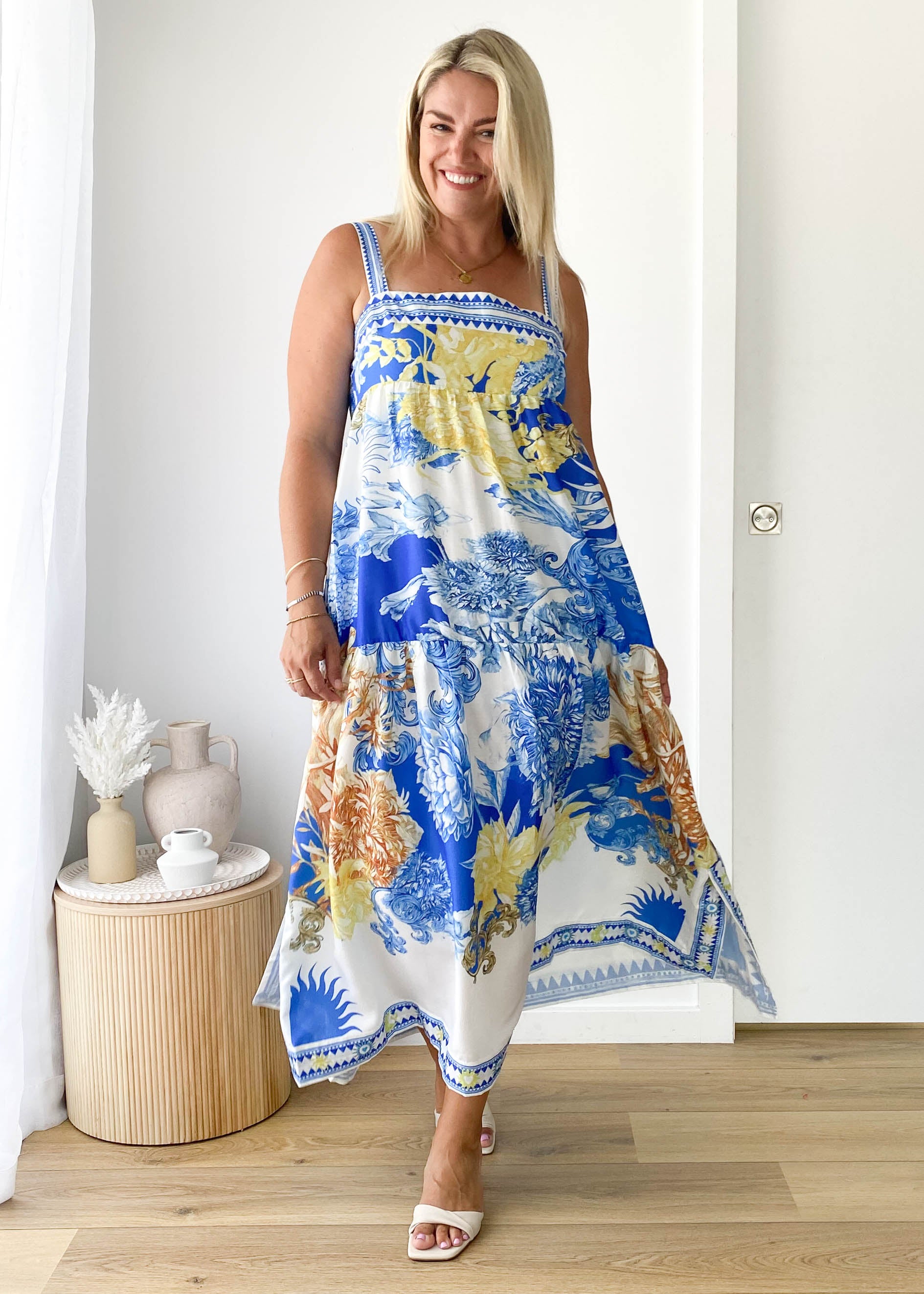 Cypress Maxi Dress - China Doll Blue