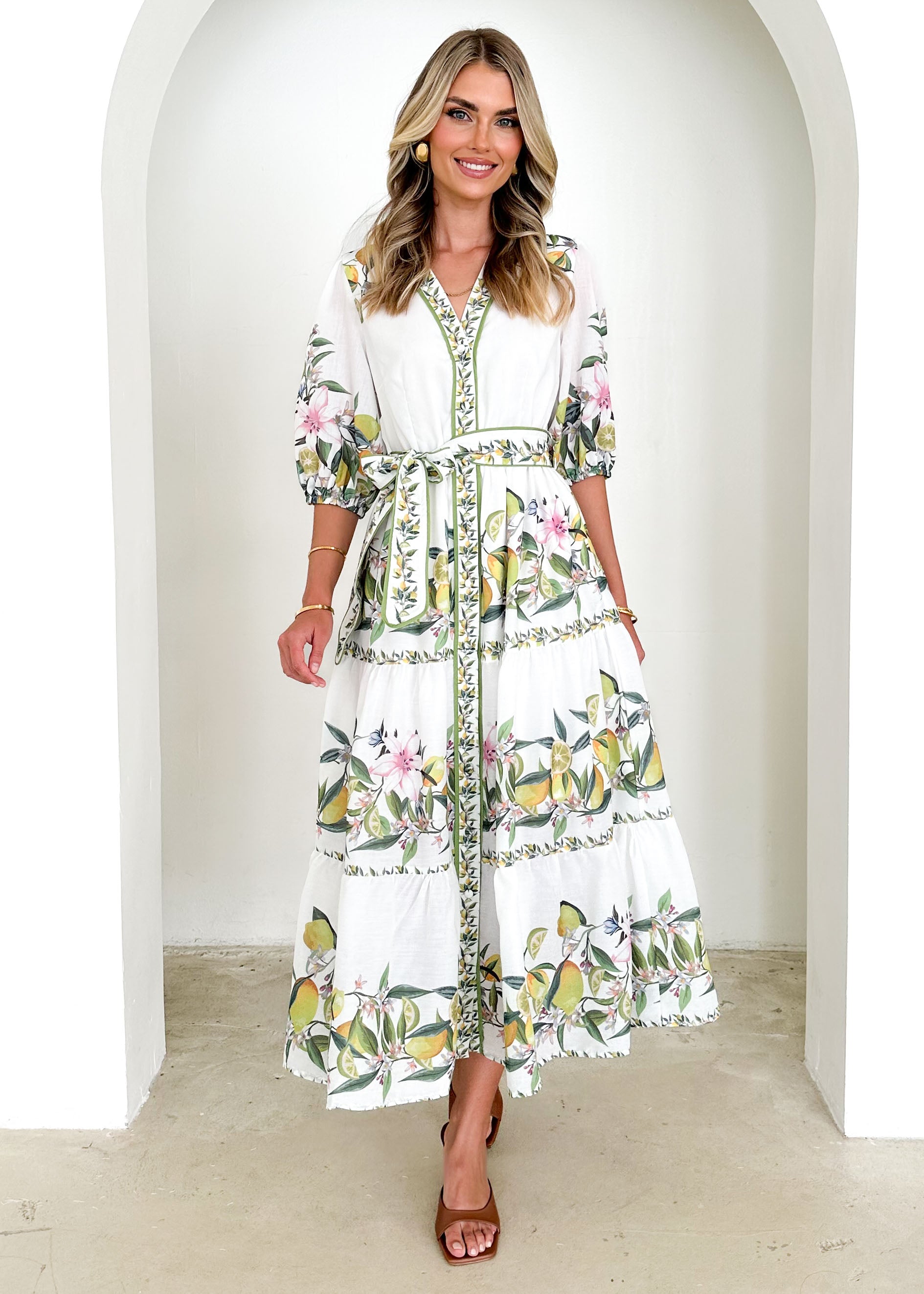 Jovana Maxi Dress - Limoncello