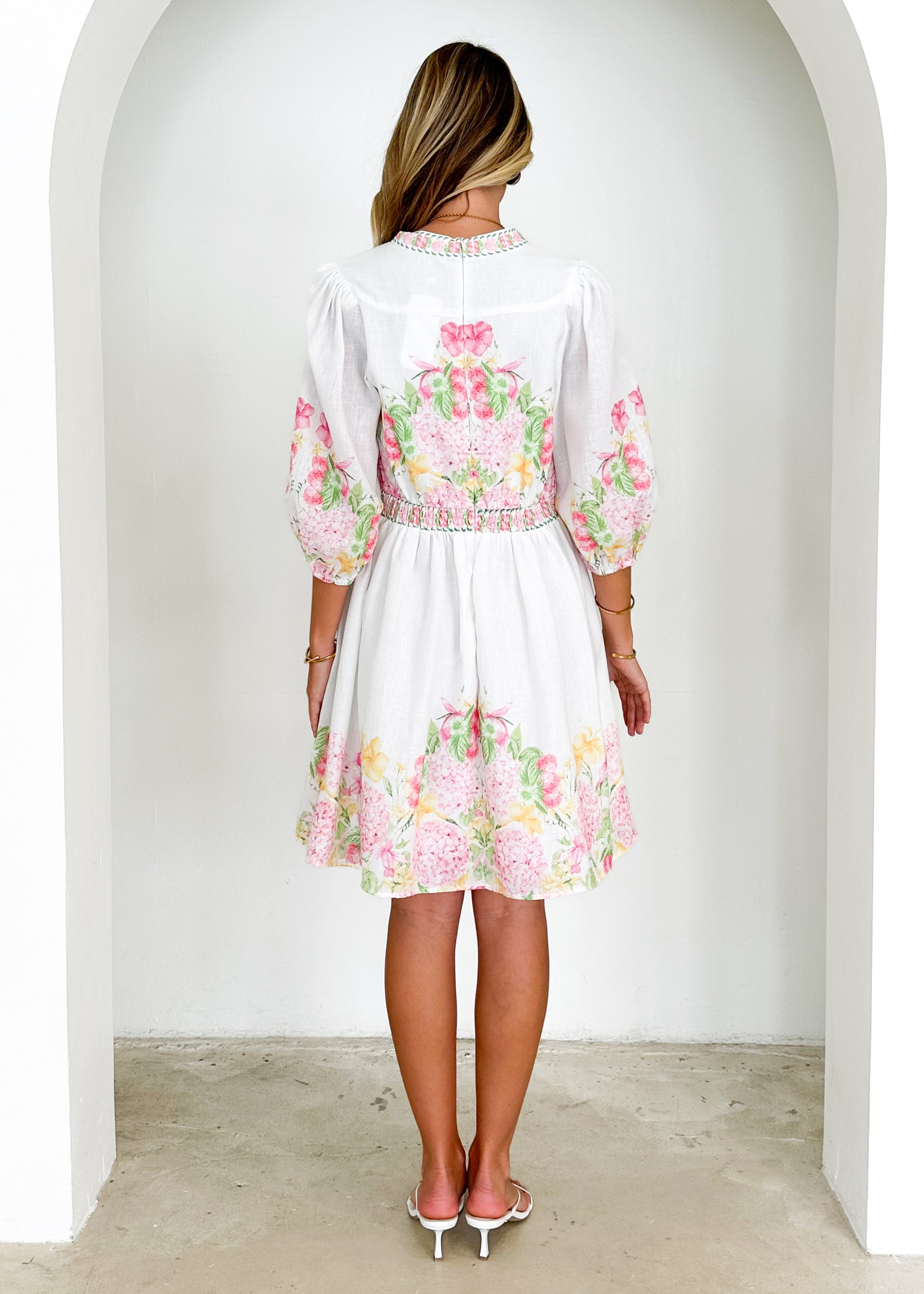 PRE-ORDER : Lielani Dress - Pink Hydrangea